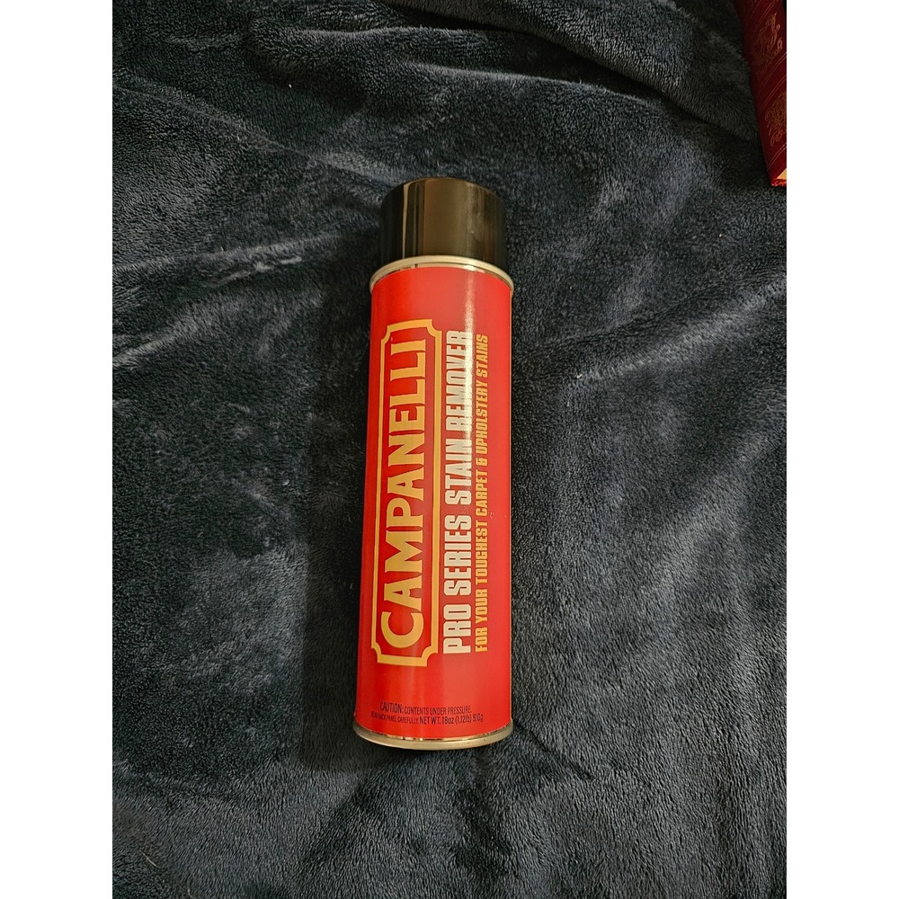 Campanelli Pro Series Stain Remover 18oz Carpet Upholstery Cleaner Spray Red Can
